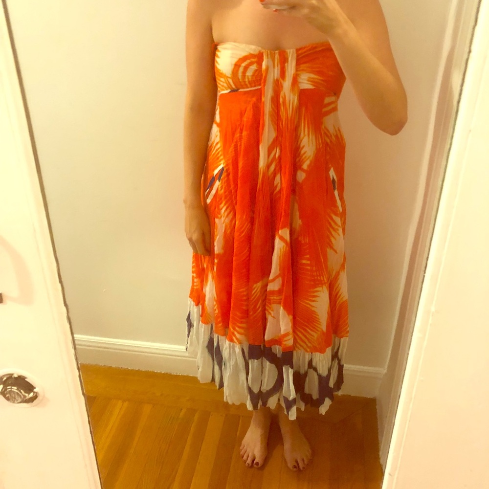 Diane von Furstenberg (DVF) strapless dress